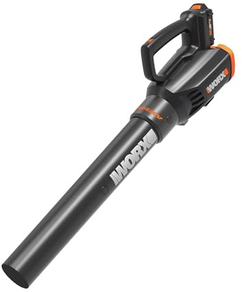 WORX Cordless Leaf Blower, 20V Electric Blower for Daily Yard Care, WG547.9 | Battery & Charger Not Included, 360CFM Airflow, 2-Speed Control for Leaf Cleanup, PowerShare