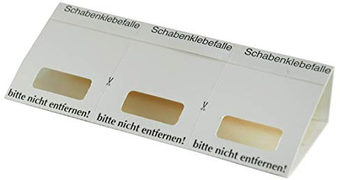 Terrabest Heimchenfalle Schabenfalle giftfrei Klebefalle Heimchenfallen 30 Stück mit integriertem Lockstoff (10x3)