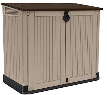 Keter - Store It out Midi - Capanno da giardino, 800 litri, grigio topo/beige