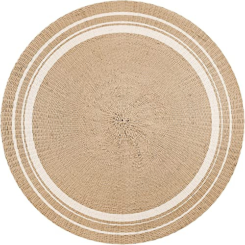 VINILIKO Design | Alfombra Vinílica Redonda Bangkok 2 [Diam] 200 cm - Antideslizante, Impermeable, Lavable - Varios Tamaños - Alfombra Vinilo Salón, Cocina