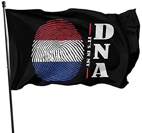 Bandera Pirata Está En Mi Adn Bandera De Holanda 90X150Cm Bandera De Vacaciones Resistente Al Viento Y La Lluvia Bandera De Patio Multicolor Bandera De Balcón Decorativa Para Fiesta Vacación