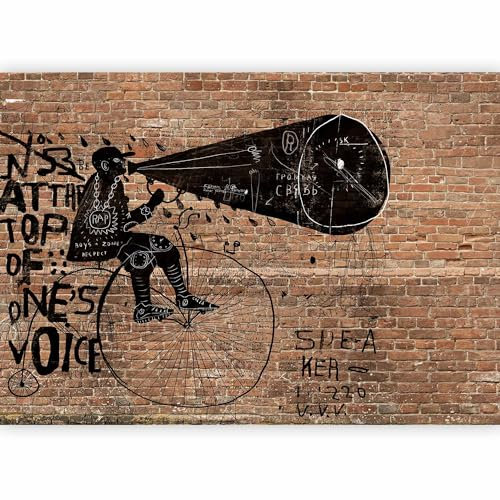 murando Fotomurales 500x350 cm XXL Papel pintado tejido no tejido Decoración de Pared decorativos Murales moderna Diseno Fotográfico ladrillo f-B-0033-a-b
