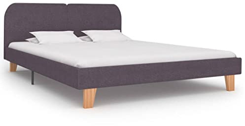 CKioict Cama de día para dormitorio, cama de matrimonio/individual, estructura de cama de tela topo, 180 x 200 cm, adecuada para dormitorio, salón, habitación de invitados