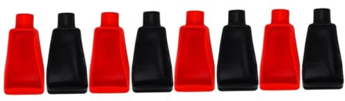 ULTECHNOVO 4 Paare Schutzabdeckung für den Batteriepfahlkopf Batteriepolkappen negative Batterieabdeckung Batterie Terminal Schutz Auto Batterie Klemme Abdeckung Batterien Autozubehör PVC