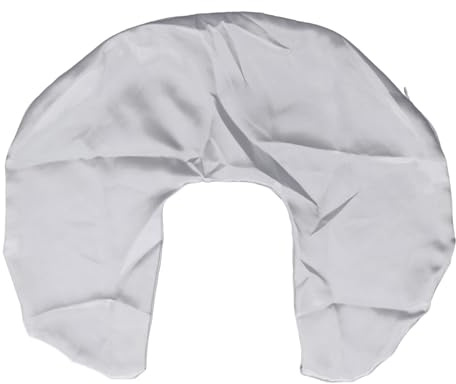 Stillkissenbezug aus Satin, Weich, Waschbar, Atmungsaktiv, Hautfreundlich, Stillkissenbezug Zum Füttern (Grau)