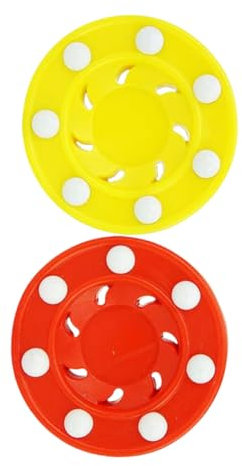 MUELODSIC 2stücke Hockey Puck Für Training Und Spiel Geeignet Für Rollhockey Und Eishockey Glatten Oberflächen Langlebig Und Tragbar