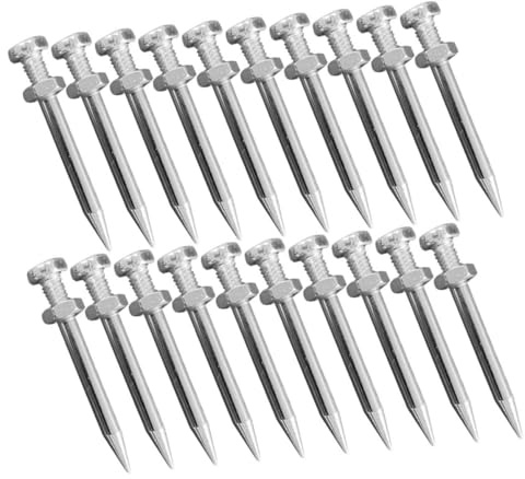 MAGICLULU 40pièces Pointes Aérateur de Pelouse Métalliques Accessoires pour Chaussures Aératrices Outils de Jardinage pour Ameublir Le Sol