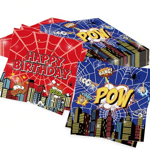 serviettes de table hero party fournitures décoration hero party serviettes jetables pour anniversaire baby shower fournitures pour fêtes cadeaux