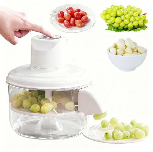 Máquina peladora de uvas, máquina peladora eléctrica automática de ajos, peladora recargable de ayuda para la cocina del hogar, pequeña herramienta comercial para quitar la piel de la fruta para