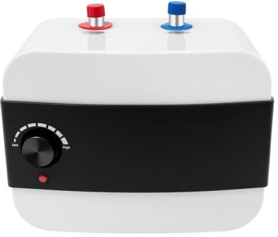 6 l 220 V Warmwasserboiler, elektronischer Durchlauferhitzer, elektronischer Warmwasserbereiter, Durchlauferhitzer, 30–65 °C LED-Digitalanzeige, für Waschbecken, Küche und Badezimmer