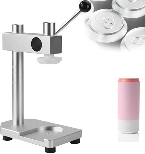 Sellador manual de latas al vacío para alimentos enlatados, leche, té, café, herramienta manual para sellar botellas y tarros de mascotas, uso doméstico y comercial