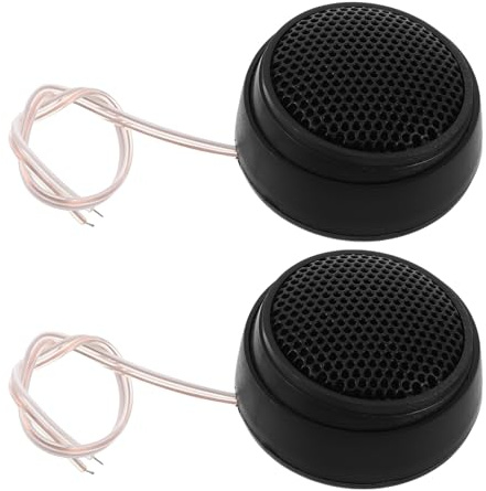 Tofficu Tweeter a Cupola per Auto Coppia Altoparlanti Audio Veicolari per Impianti Stereo Auto Installazione senza Strumenti Ricambi