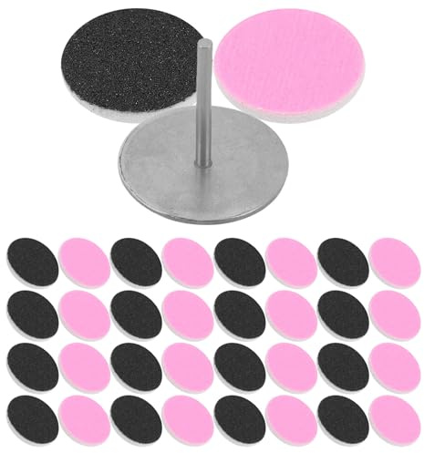 WOONEKY Set 1 Pezzo Dischi Abrasivi per Fresa Unghie in Carta Abrasiva per Manicure e Pedicure, Design Stabile e Sicuro, per Uso Professionale e Domestico