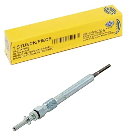 HELLA 8EG 008 498-541 Bujía de precalentamiento - Ancho llave: 10mm - Tipo bujía: Rendimiento mejorado - Conector: Conector redondo