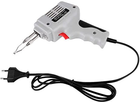 LANTRO JS Lötpistole Elektrische LöTkolben Schnellschweißpistole mit Lötdraht und LED-Licht Handschweißpistole 100W 800 ℃ 220-240V