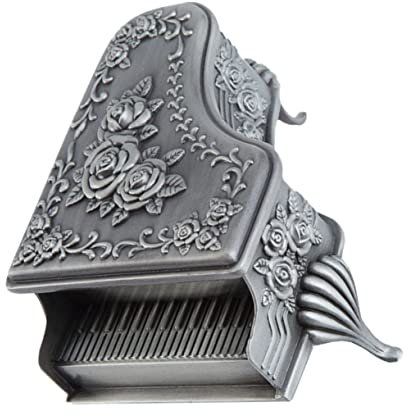 minkissy Box Metall Kosmetik Fall Vintage Schmuck Ringe Schmuck Verpackung Boxen Ringe Aufbewahrungsbox Schmuckschatulle Antike Ornament Aufbewahrungsbox Schmuck Verpackung Boxen