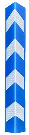XPLKQXE Protección Pared Garaje Protector Esquina En Forma L, Protector Columna Parking Reflectante, Coche Aparcamiento Almacén Columnas Aparcamiento (Color : Azul, Tamaño : 4pcs)