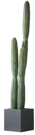 Interior Pegamento de sensación nórdica, árbol Artificial, plantas tropicales, Cactus Artificial grande, árboles de plantas suculentas falsas for decoración del hogar Árbol Artificial ( Size : 147cm )