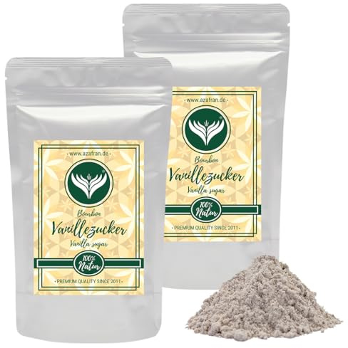Bourbon Vanillezucker - Vanille Zucker mit echter Bourbonvanille aus Madagaskar 500g