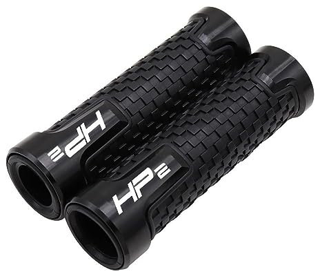CBNFDKEOI Motorrad 7/8 22mm Lenkergriffe Für B&MW HP2 Megamoto HP2 Enduro HP 2 7/8 22mm Universal Motorrad Zubehör Lenker Handgriffe Griff Bar End Grip(Black)