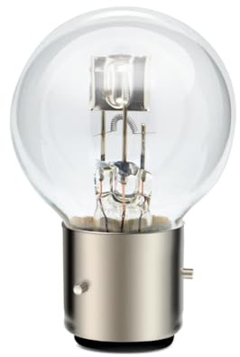 SOFOC-BA21D Motorrad Halogenscheinwerfer G40 Lampe Abblend-/Fernlicht Design 6V 45/40W Warmweiß 800LM Doppelkontakt Plug & Play 1Stk