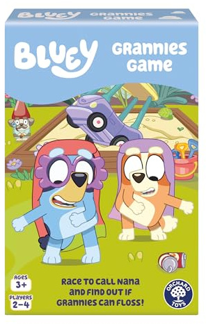 Official Bluey Grannies Matching and Memory Game By Orchard Toys for children age 3+ Matching game