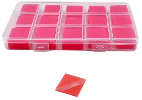 LIRUNQIU Cera de pegamento para pintura de diamantes con caja de almacenamiento, 105 piezas de arcilla de cera de alta resistencia para arte de diamantes 5D, herramientas de taladro de punto de