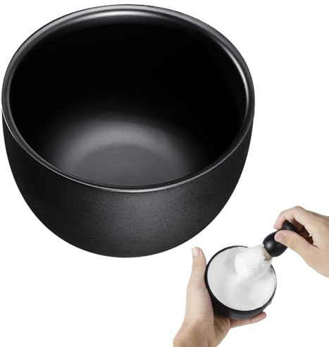 ZXNJA Ciotola per rasatura, ciotola per sapone da barba, ciotola per rasatura, ciotola per sapone da barba, ciotola per rasatura, ciotola in acciaio inox, ciotola per rasatura, per la rasatura a umido
