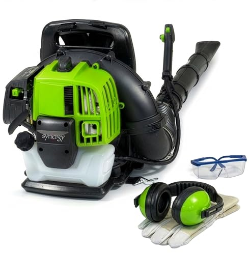 Synergy Soplador Mochila de Hojas a Gasolina 43cc 1,6CV – Motor 2 Tiempos – Modelo BL-4301 – Potente, Ergonómico y Fácil Arranque