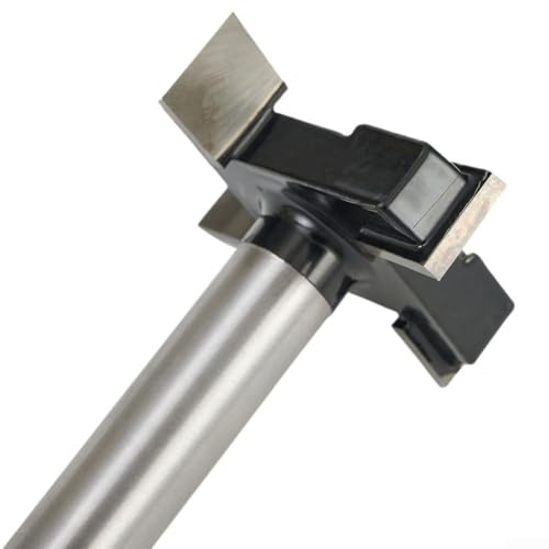 Filteilect Embout en carbure pour spoilboard CNC avec tige de 1,27 cm pour le travail du bois sur MDF, contreplaqué et panneaux de particules avec 4 ailes pour des coupes rapides et propres