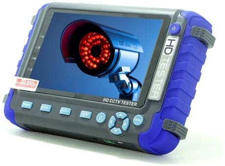 Palmare IV8C CCTV Camera Monitor Strumento Di Test CCTV Professionale Display Da 5 Pollici 8MP AHD TVI 8MP CVI CVBS CCTV Tester For Telecamere Monitor PTZ