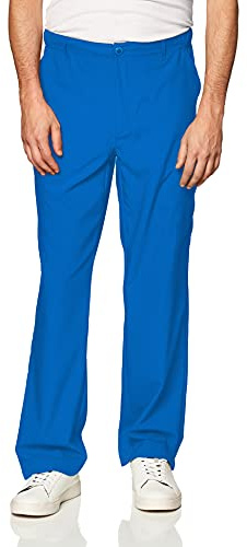 WonderWink Men's Flat Front Cargo Pant Pantaloni del Camice Medico, Royal, S Uomo