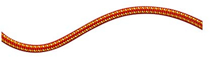 Mammut CORDINO POS Saiten, Erwachsene, Unisex, Orange (Orange), 7/4 m