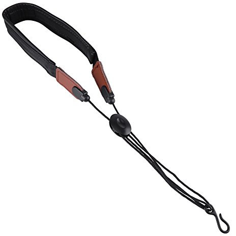 Estink Saxophon Gurt, Altsaxophon Hals Gurt, Verstellbare Saxophone Strap aus weichem PU-Leder, mit Metallhaken-Musikteilen