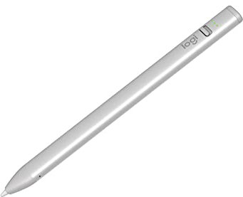 Logitech Crayon Matita Digitale Per Ipad, Tecnologia Apple Pencil, Precisione Al Pixel Senza Latenza con Ricarica Usb-C Rapida, Argento, 50 x 50 x 28 cm