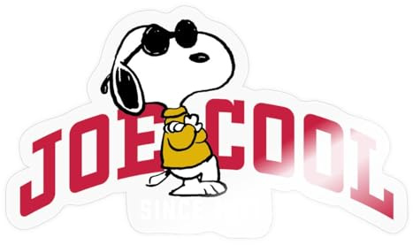 Peanuts Snoopy Joe Cool Sonnenbrille Sticker Aufkleber