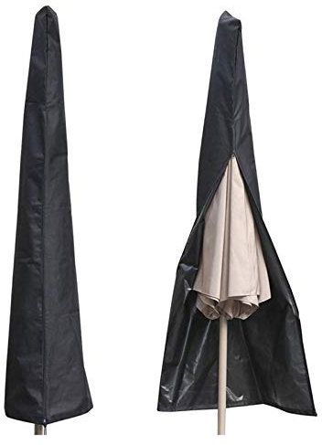 Funda para Sombrilla Impermeable Funda Sombrilla De Jardín 210D Oxford Cubierta Sombrilla Funda Parasol De Patio (26 * 57 * 190cm)