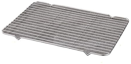 Rejilla de enfriamiento de acero inoxidable, antiadherente, for repostería, pasteles, horno, bandeja for hornear, macarrones, pan, galletas, parrilla, rejilla de malla for cocinar. Para Exteriores(39x