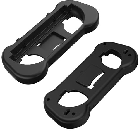 Générique Pack de 2 Poignées Ergonomiques pour Joy-Con Switch 2 Manettes- Dragonnes Résistantes avec Confort et Sécurité Améliorés pour Sessions de Jeu Prolongées (Noir)