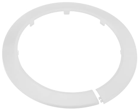 M METERXITY 1-Pack Pipe Cover Decoration, Suit for 160mm Outer Diameter Flange Water Pipe Escutcheon Water Pipe Drain Line Cover for Radiator Pipe/Water Drain Tube [White]