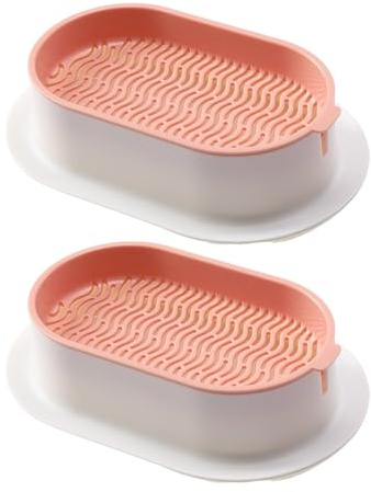 Duyeuau Gatti Erba Ciotola Pianta Vasi Con Grande Capacità Germinazione Vassoio Per Indoor Outdoor Piantare Gatti Erba Ciotola