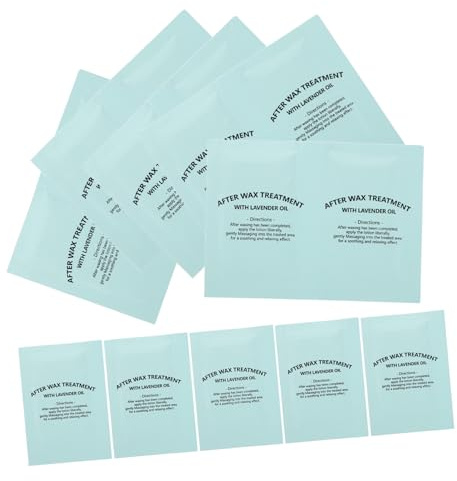 Salviette Post Ceretta Rimuovi Cera 50 Pezzi Non Tessuto | Formulazione Liquida, Formato Portatile, Uso Professionale e Home Salon