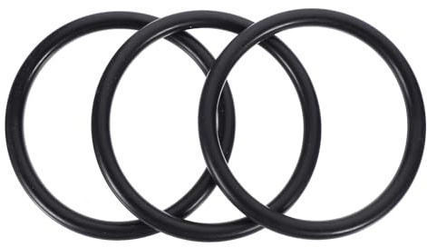 RUNROTOO Silicone O Ring Gasket Rubber Cushion Pad for Crystal Singing Bowls Sound Bowl Mat Decor Pillow Brocade Ring Base Support Nepal Black S Washers