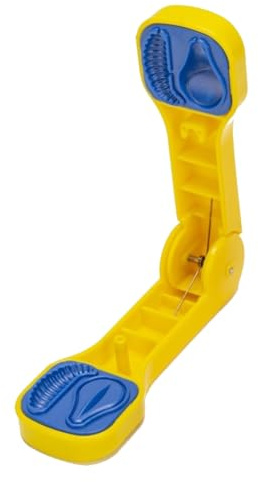 Wisyurt Moule à Appâts pour Truite, Matériel de Pêche Multifonctionnel, Fournitures Portables, Accessoires de Pêche, Jaune