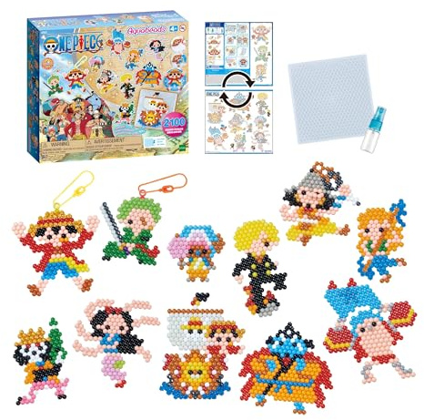 Aquabeads - L'équipage One Piece - Kit de Loisirs créatifs - Activité Manuelle Enfants en Toute autonomie - Coffret de Perles Qui collent avec de l'eau - Jouet Enfant 4 Ans et + - 35179