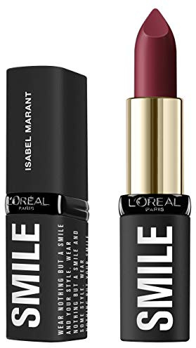 L'Oréal Paris MakeUp Rossetto Lunga Tenuta Isabel Marant Wanted Limited Edition, Colore Pieno e Finish Matte, Prugna, Belleville Rodeo