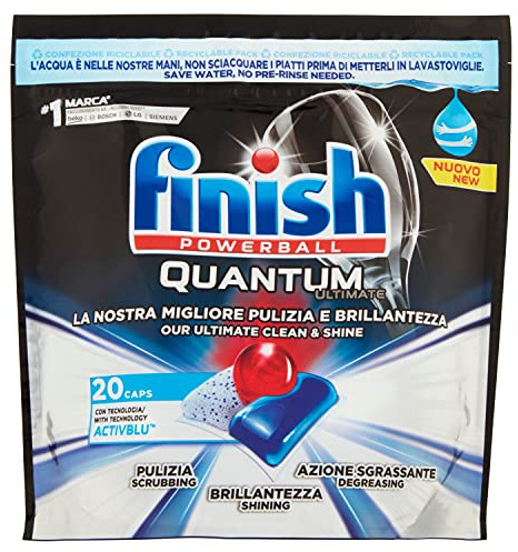 Finish Quantum Max Spülmaschinentabs, Regular, 20 Tabs