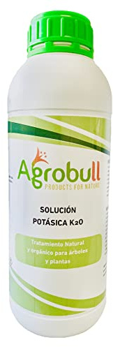 | AGROBULL | Jabón Potásico | Tratamiento Natural contra Las plagas | Fertilizante orgánico de Alta eficacia Biodegradable | (1 Litro)