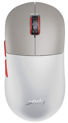Xtrfy M8 Wireless, Ratón Gaming Inalámbrico Ultraligero, Optimizado para eSports, Radiofrecuencia 2,4 GHz, Parte Frontal Extrabaja para Mayor Precisión, Recargable, Retro