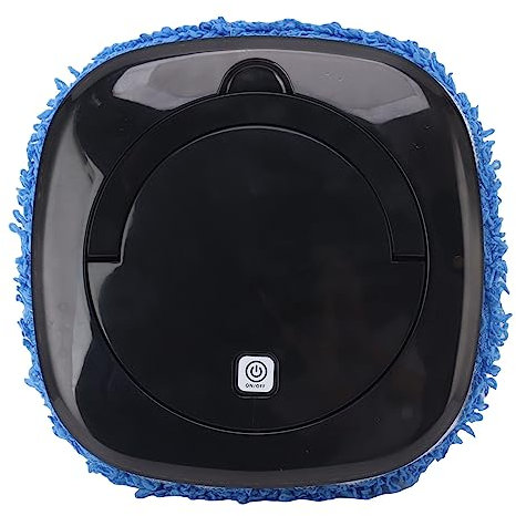 Robot de Limpieza Automática de Pisos, Aspiradora Anticolisión y Robot de Limpieza de Trapeador, Dirección Inteligente para el Hogar (Negro)